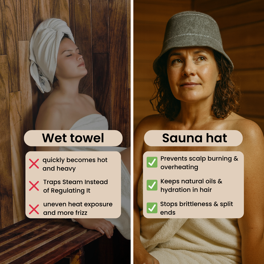 Hair Protection Sauna Hat